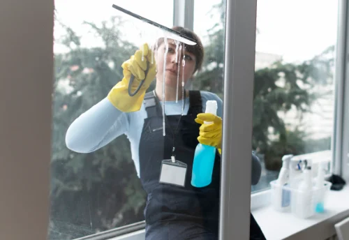 Nettoyage de vitres intérieures et extérieures à Doucier